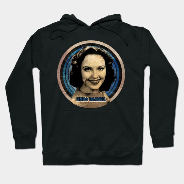 Linda Darnell Hoodie by JakQueApparels